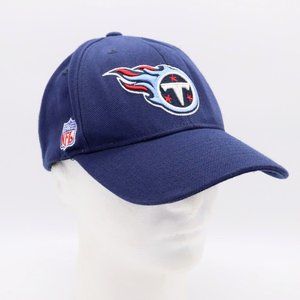 Reebok Tennessee Titans NFL Embroidered Logo Hat Adjustable Strapback Blue Cap